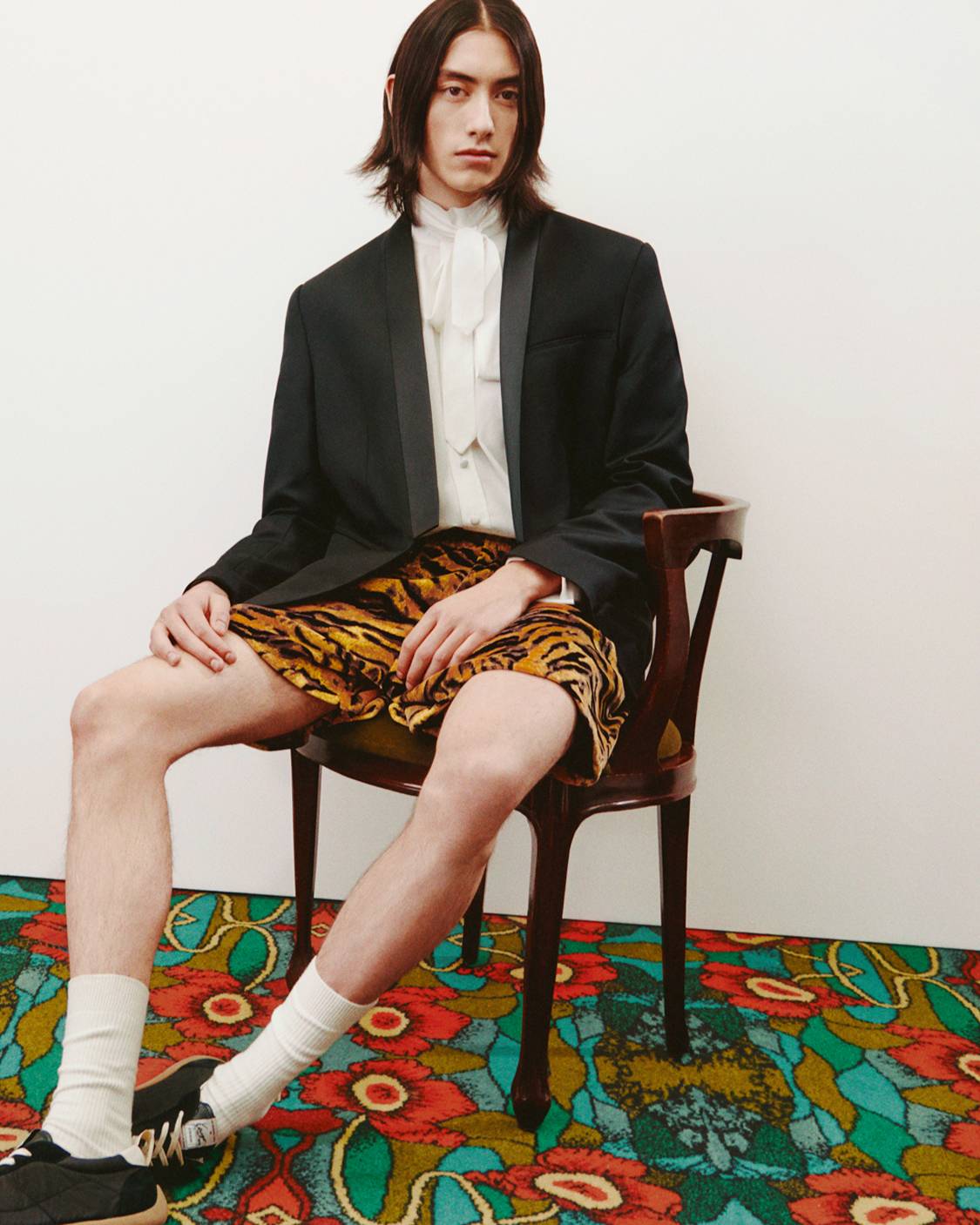 KENZOです。 KENZO + Verdy Market Embroidered Cotton-Jersey Hoodie for Men | MR